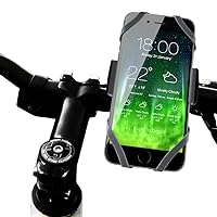 Koomus BikePro Universal Smartphone Bike Mount Holder for all iPhone and Android Devices, Black