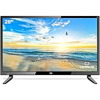 28-inch TV | CT-2870, 720p Small Non-Smart TV, High Definition LED with HDMI, USB, VGA, & Headphone - Compatible with Amazon Fire, Apple TV & ROKU Stick | 2024 Model