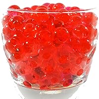 1 X Vase Filler Gel Beads RED - 4oz Makes 3 Gallons - Water Storing Gel