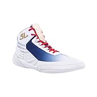 Wrestling | Limited Edition Ascend One Wrestling Shoes | Signature David Taylor Red/White/Blue | Premium Quality | Wrestlers Choice!, Red/White/Blue, 8.5 Narrow