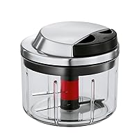 Rosle Manual Food Processor Multi Cutter with Plus Herb & Salad Spinner Basket