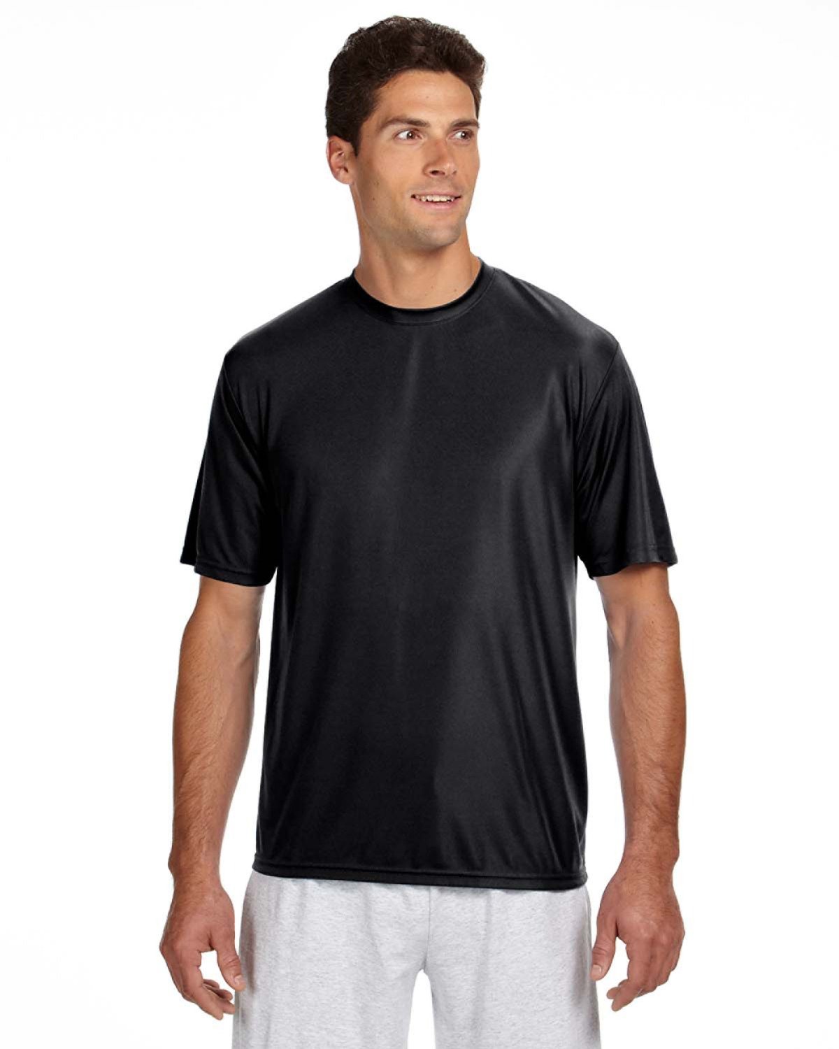 A4 Men's Cooling Performance T-Shirt, ty Yellow, Small
