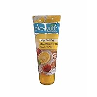 Brightening Face Wash, 50g - Enriched with Vitamin C, Lemon & Cherry for Dull, Tanned Skin, Suitable for All Skin Types