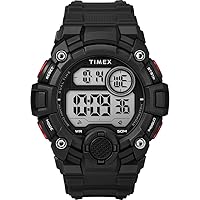 Timex Dgtl A-Game Black/Red Case Black Strap - TW5M27600JV