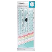 We R Memory Keepers Rulers and Tear Guide, Easy to Tear and Deckle Paper DIY Craft Project, Zigzag, Wave, Coarse Deckle, Fine Deckle, Card Making, Scrapbooking, Invitations, Journaling, Decorations