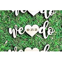 We Do Printed Date Place Card Or Invitation Insert Wooden Save The Date Card, inch Long We Do Heart Card Wedding Invitation Add On