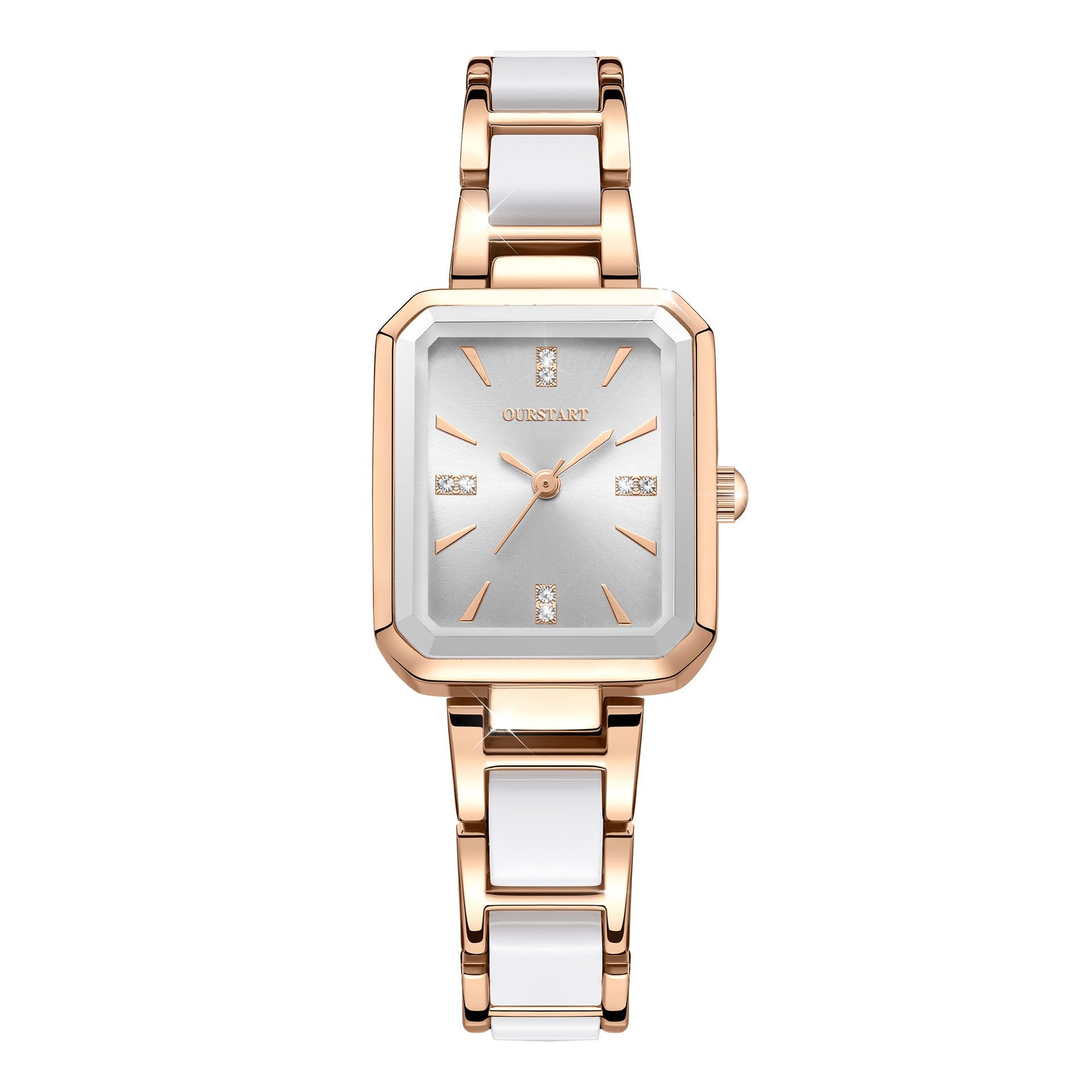 Wrist Watch for Women, Elegant Designed Lady's Watch, Quartz Analog Women's Watch with Ceramics Strap