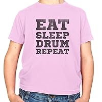 Eat Sleep Drum Repeat - Childrens/Kids Crewneck T-Shirt