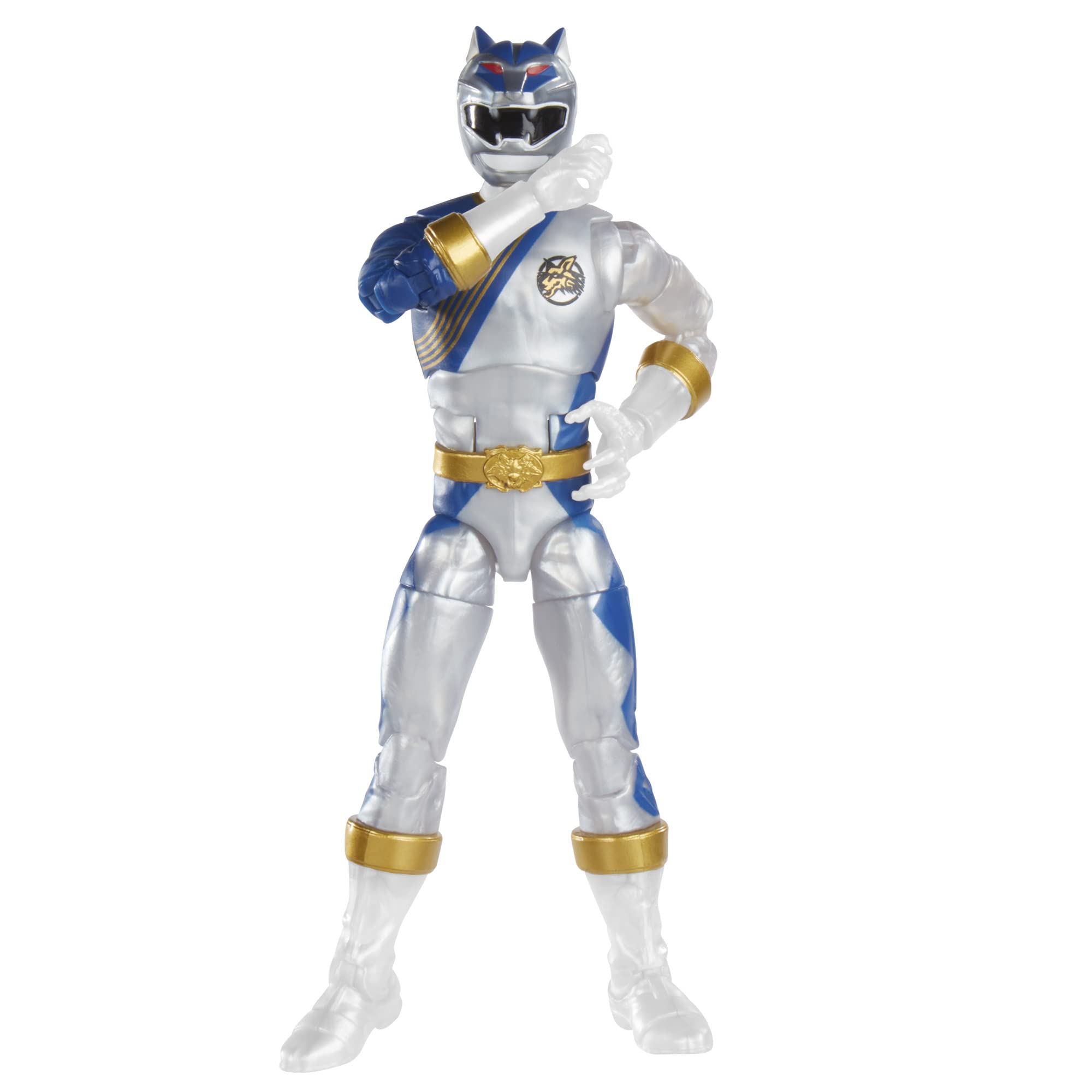 Power Rangers Lightning Collection Wild Force Lunar Wolf Ranger 6-Inch Premium Collectible Action Figure Toy