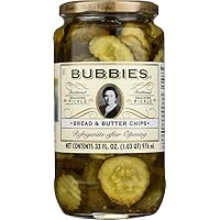 Bubbies Pickle Bread & Butter Chips 33 Oz (Pack of 1)