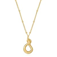 Snake Necklace for Women Trendy 14K Gold Plated Cubic Zirconia Dianty Serpent Pendant Necklaces Handmade Jewelry Gift