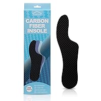 Carbon Fiber Insole Morton's Extension Orthotic, FAKILO 1 Piece Rigid Foot Support Insole Insert for Hallux Rigidus, Turf Toe, Hallux Limitus - 235 mm - Women's Size 8-8.5, Men's 7-7.5