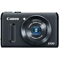 Canon PowerShot S100 12.1 MP Digital Camera with 5x Wide Angle Optical Image Stabilized Zoom (Black)