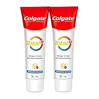 C-olgate Total 120 gm + 120 gm (240 gm) Advanced Health Antibacterial Toothpaste, Combo Pack, Whole Mouth Health, Stronger 12-Hour Anti-Germ Protection, World's No. 1* Germ-Fighting Toothpaste