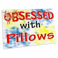 3dRose Blonde Designs Obsessed with - Obsessed with Pillows - Desk Pad Place Mats (dpd-241735-1)