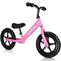 SIMEIQI 12 Inch Sports Balance Bike for Toddlers Kids 2 3 4 5 6 Years Old Boys Girls Bicycle No Pedal Training Scooter Bike Adjustable Seat and Handlebar