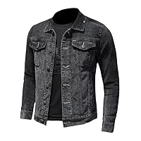 Vintage Washed Corduroy Jacket Men Spring Autumn Multi-Pocket Slim Fit Coats Mens Black Retro Jackets Outwear