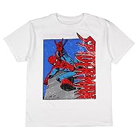 Marvel Spiderman Men's Distressed Classic Retro Superhero Character Adult T-Shirt