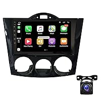 Android 13.0 Double Din Car Stereo for Ma/zda RX-8 9 Inch HD Touch Screen Car Audio Multimedia Receiver with CarPlay Android Auto GPS Radio Navigation Bluetooth Camera, 2G+32G