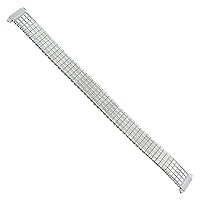 10-14mm Hirsch Stainless Steel Silver Tone Ladies Expansion Band 236-20 BOGO!