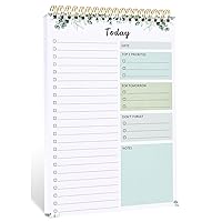 To Do List Notepad - To Do List Notebook for Work with 52 Sheets, Undated Daily Planner Perfect for Enhanced Productivity and Goal Achievement - Serene