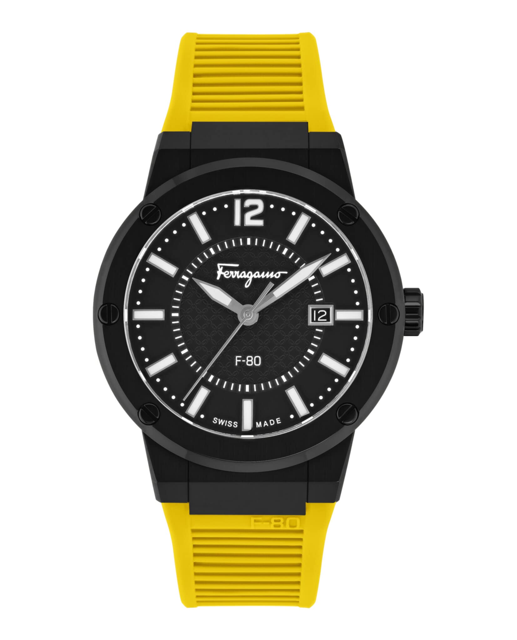 Ferragamo Mens Swiss Made Watch F-80 Collection