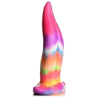 Unicorn Kiss Unipeg Tongue Glow-in-The-Dark Silicone Dildo, Adult Sex Toy, Ages 18+ for Men, Women and Adult Couples, Glow in The Dark Adult Product with Suction Cup Base, 1 Piece