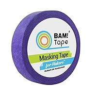 Purple Masking Tape for Makers | 1 Roll | 1 inch x 30 Yards | Maker Tape for STEM STEAM | Arts Crafts Science Math DIY | School Projects Labeling Constructing Creating | Low Residue