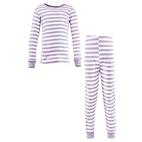 Hudson Baby Baby Girls' Cotton Pajama Set