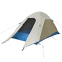 Kelty Tanglewood 2 or 3 Person Backpacking and Car Camping Tent – Sturdy Frame, Quick Corners for Easy Setup, Double Stake Vestibule, Clip-on Rainfly