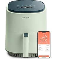 COSORI Air Fryer 4 Qt, 7 Cooking Functions Airfryer, 150+ Recipes on Free App, 97% less fat Freidora de Aire, Dishwasher-safe, Designed for 1-3 People, Lite 4.0-Quart Smart Air Fryer, Sage Green