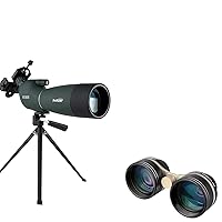 SVBONY SV28 Spotting Scopes Bundle with SV407 Binoculars