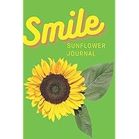 Sunflower Journal: Bright Sunflower 120 Page Lined Journal