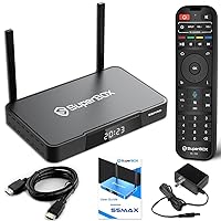 S5 Pro, 2024 Newest TV Box Includes IR Remote with Voice Command and TV Control, Premium HDMI Cable, 6K Ultra HD (Authorized Seller)