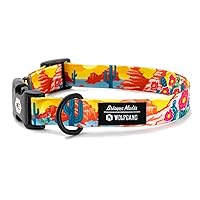 Wolfgang Premium Adjustable Dog Training Collar for Small Medium Large Dogs, Made in USA, PackLeader Print, Large (1 Inch x 18-26 Inch)
