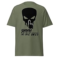 Shhh No One Cares Halloween Edition T Shirt for Stylish Men's