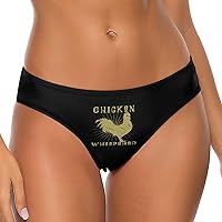 Chicken Whisperer Women's Underwear Soft Seamless Thongs T-Back Panties No Show Bikini Briefs