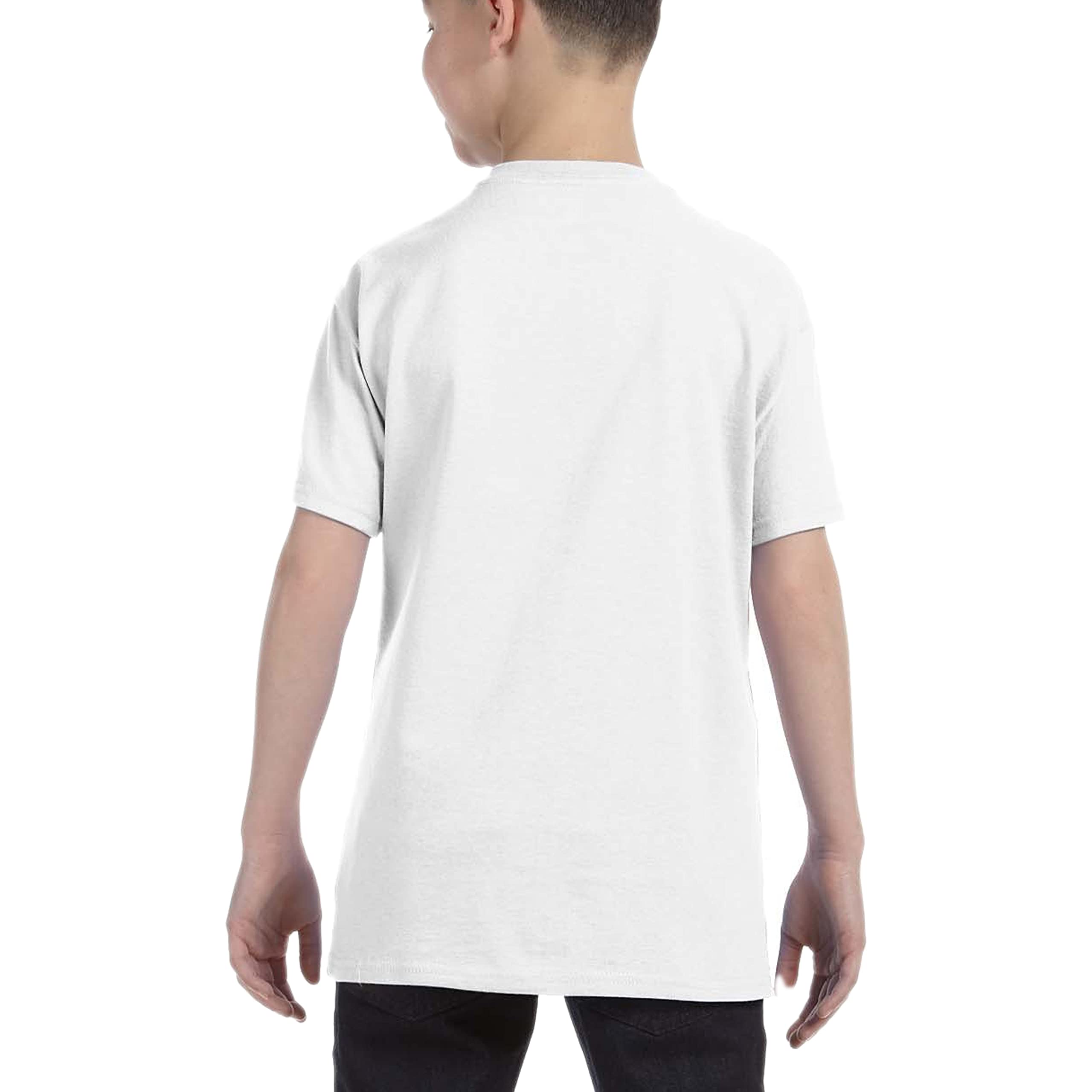 Gildan Boys Heavy Cotton 100% Cotton T-Shirt (Pack of 10)