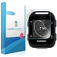 ILLUMI AquaShield Screen Protector Compatible with Garmin Approach G10 Handheld Golf GPS(6-Pack) No-Bubble High Definition Clear Flexible TPU Film