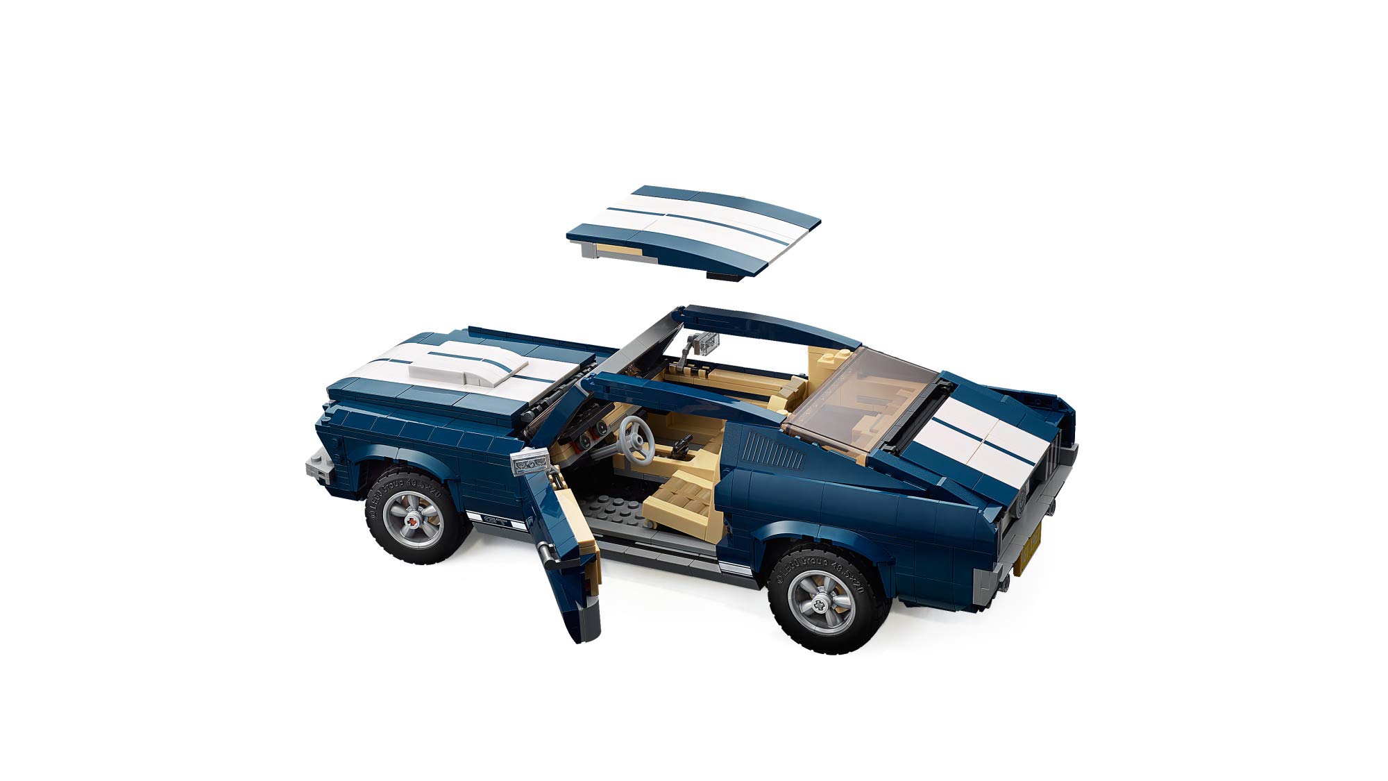 LEGO Creator Expert Ford Mustang 10265 Building Set - Exclusive Advanced Collector's Car Model, Featuring Detailed Interior, V8 Engine, Home and Office Display, Collectible for Adults and Teens
