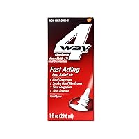 2 Set- 1 Fl Oz, 4-Way Fast Acting Nasal Spray