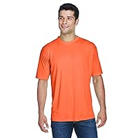 Moisture-wicking men's cool and dry sport performance tee. (Bright Orange) (2X-Large)