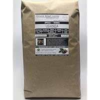 12.5-pound Uganda (Unroasted Green Coffee Beans) premium Arabica beans grown northern Africa fresh current-crop beans for home coffee roasters, specialty-grade coffee beans, good long-term storage