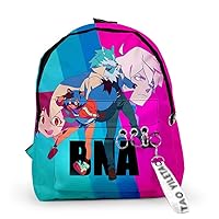 New Animal BNA Anime 3D Printing Backpack Rucksack Daypack Casual Bag with Keychain Style / 7