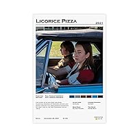 ABSJDFD Licorice Pizza Tv Show Canvas Poster Wall Art Decor Print Picture Paintings for Living Room Bedroom Decoration Unframe:12x18inch(30x45cm)