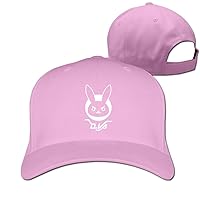 DVA Bunny Over First-Person Shooter Video Game Watch Cool AdultTrucker Caps Hat Pink