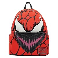 Loungefly Marvel Glow in the Dark Carnage Cosplay Mini Backpack