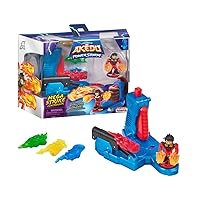 Legends of Akedo Powerstorm Mega Strike Controller with Elemental Punch Action |Turbo Chux Action Figure | Amazon Exclusive