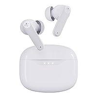Soundwave A1 Active Noise Cancelling Earbuds 5.3 Bluetooth Audio IPX5 Water-Resistant Long Playtime for iOS and Android Devices