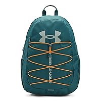 Under Armour Unisex Hustle Sport Backpack, (716) Tourmaline Teal/Opal Green/Orange Ice, One Size Fits All